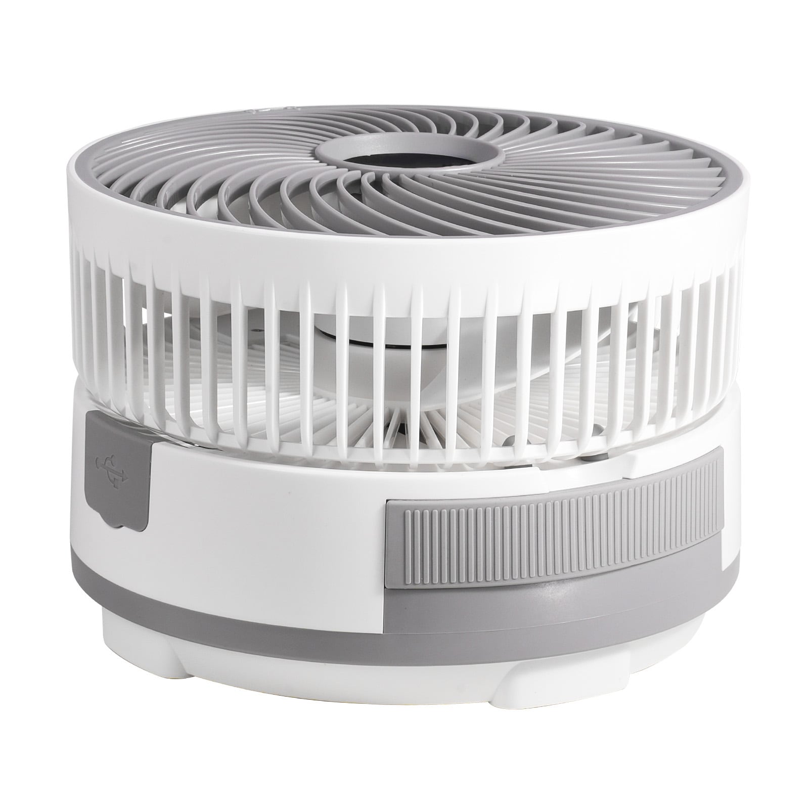 8 Inch Foldable Rechargeable Oscillating Fan 3 In 1 Remote 8 Speeds_voghion.com